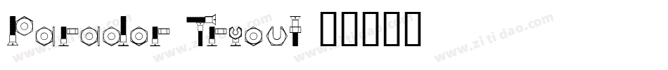 Parador Tryout字体转换